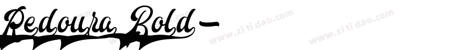 Redoura Bold字体转换